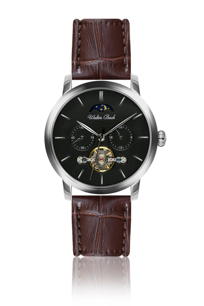 Eschborn Croco Brown Leather Watch