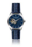 Kronach Croco Blue Leather Watch