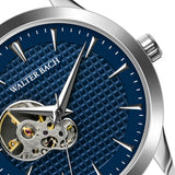 Kronach Croco Blue Leather Watch