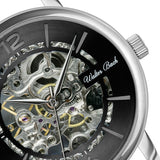 Giengen Croco Black Leather Watch